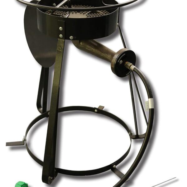 Cocina Exterior King Kooker 24PKT Bolt Together 24 Pulgadas Quemador Hierro Fundido 11 Pulgadas 80000 BTU