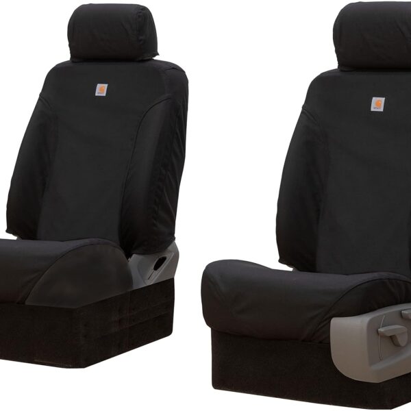 Funda de Asiento Covercraft Carhartt Super Dux SeatSaver SSC2509COBK Negro Compatible con Toyota Tacoma 2016-2022