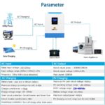Inversor de Onda Sinusoidal Pura SGPWOSAY SPH302480A 3000W 24V con Cargador Solar MPPT 80A y Cargador de Batería CA 40A