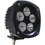 Luz de inundación LED Tiger Lights TL500F compacta 50 W generación 2 9 voltios ámbar 6900 lúmenes ángulo de haz 60 grado