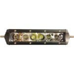 Barra de luz LED Tiger Lights TL6SRC 6 pulgadas 12 24 voltios 3400 lúmenes acero inoxidable