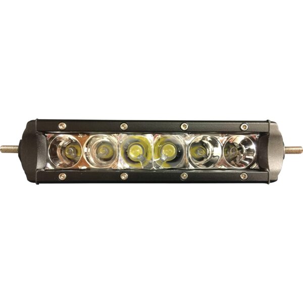 Barra de luz LED Tiger Lights TL6SRC 6 pulgadas 12 24 voltios 3400 lúmenes acero inoxidable