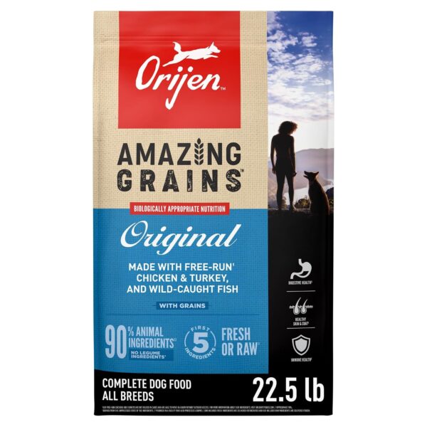 Alimento Seco para Perro Orijen Amazing Grains Receta Original Bolsa 22.5 Libras