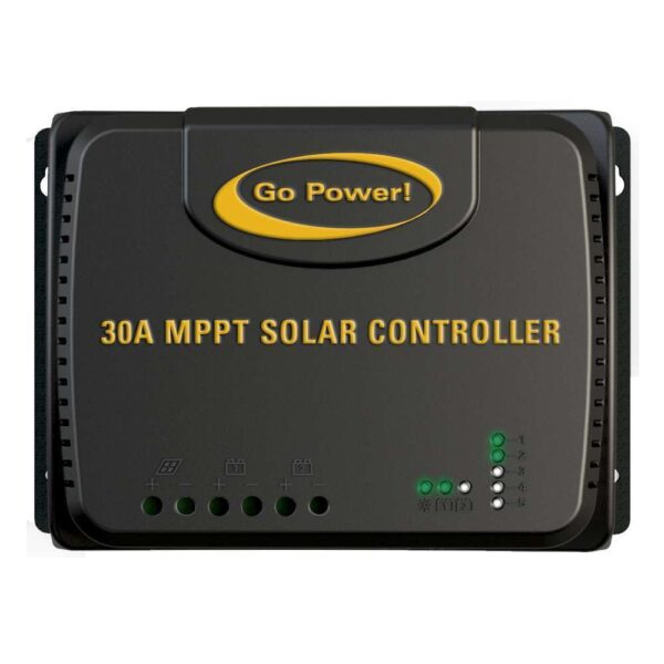 Controlador Solar MPPT Go Power 82890 GP-RVC-MPPT-30 30A con RV-C Color Negro