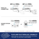 Panel Solar Portátil Westinghouse WS100P 100 W Plegable Monocristalino con USB-C