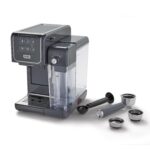 Mr. Coffee One-Touch CoffeeHouse+ Espresso, capuchino y máquina de café con leche para el hogar con bomba italiana de 19
