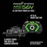 Recortadora de Hilo EGO Power+ ST1623T 16 pulgadas con POWERLOAD LINE IQ Eje Telescópico de Fibra de Carbono Batería 56V