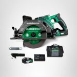Metabo HPT Sierra Circular de Mango Trasero MultiVolt de 36V de 7-1/4 Pulgadas, Sierra Circular Inalámbrica con Batería