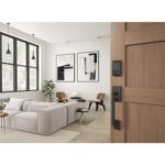 Schlage Encode Plus - Cerradura inteligente Wi-Fi para puerta delantera, cerrojo de entrada sin llave, desbloqueo con Ap