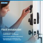 Schlage Encode Plus - Cerradura inteligente Wi-Fi para puerta delantera, cerrojo de entrada sin llave, desbloqueo con Ap