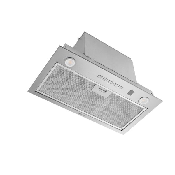 Broan - NuTone PM400SS - Armario personalizado integrado de 3 velocidades con iluminación LED y ventilador CFM máximo de