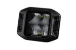 Kit de Luces LED Hella Black Magic 358176831 Cubo 3.2 Pulgadas Montaje Empotrado Luz de Inundación IP68 IP69K