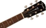 Fender Paramount PD-220E Dreadnought - Guitarra acústica (2 años de garantía, natural, con estuche)