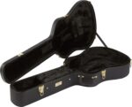 Fender Paramount PD-220E Dreadnought - Guitarra acústica (2 años de garantía, natural, con estuche)