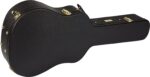 Fender Paramount PD-220E Dreadnought - Guitarra acústica (2 años de garantía, natural, con estuche)