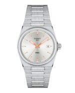Reloj Tissot PRX Unisex T1372101103100 Caja de Acero Inoxidable 316L 35 Milímetros Correa Gris
