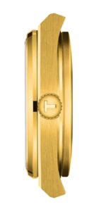 Reloj Tissot PRX para Hombre T137.410.33.021.00 Caja de Acero Inoxidable 316L con Revestimiento PVD de Oro Amarillo 40 m