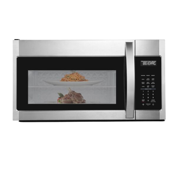 BLACK+DECKER EM044KB19 - Horno microondas sobre el rango con un toque, 1000 vatios, 400 CFM y cocción automática, OTR 1.