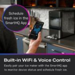 GE Profile Opal 2.0 | Máquina de hielo de pepitas de encimera | Máquina de hielo con conectividad WiFi | Esenciales de c