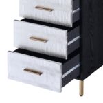 Armario para Joyas Acme Furniture Myles AC01167 17 pulgadas de largo x 16 pulgadas de ancho x 45 pulgadas de alto Negro
