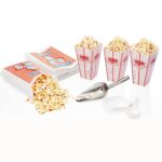 Paducah Máquina de palomitas de maíz con carrito – Máquina de palomitas de maíz de 3 galones – Hervidor de 8 onzas, cajó