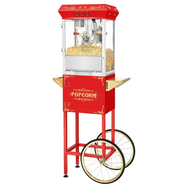 Great Northern Popcorn - Máquina de palomitas de maíz para la noche de películas, 3 galones con carrito, hervidor de 8 o