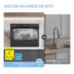 COMFEE' Lavavajillas de encimera, lavavajillas portátil Energy Star, 6 servicios de mesa y 8 programas de lavado, veloci