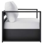 Juego de Sillones Modway Tahoe EEI-5751-GRY-WHI 2 Piezas Aluminio Gris y Blanco