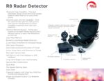 Detector de Radar Uniden R8 Extreme Antena Dual GPS Pantalla OLED Negro