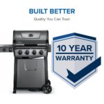 Parrilla de Gas Propano Napoleon Freestyle 425 F425DSBPGT-ECP Gris Grafito 4 Quemadores Principales más Quemador Lateral