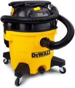 DEWALT Aspiradora de tienda de 10 galones en húmedo y seco, aspiradora de polietileno en seco de 5.5 HP con accesorios,