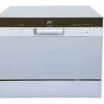 SPT SD-2224DSB: Lavavajillas de encimera ENERGY STAR con arranque retardado y LED, color plateado