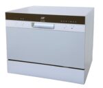 SPT SD-2224DSB: Lavavajillas de encimera ENERGY STAR con arranque retardado y LED, color plateado