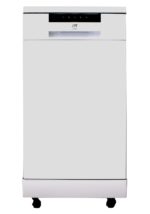 SPT SD-9263WB Lavavajillas portátil de 18 ″ de ancho con ENERGY STAR, 6 programas de lavado, 8 ajustes de lugar y bañera