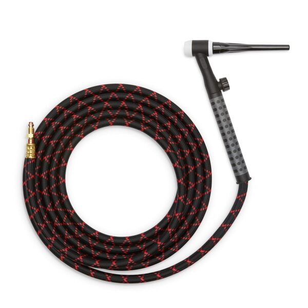 Lincoln Electric Caliber Serie 17 - Antorcha TIG | para soldadura TIG refrigerada por aire, cabezal de antorcha flexible