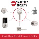 Cerradura Inteligente Kwikset Halo con Juego de Manijas San Clemente Wi-Fi Pantalla Táctil Negro Mate