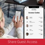 Cerradura Inteligente Kwikset Halo con Juego de Manijas San Clemente Wi-Fi Pantalla Táctil Negro Mate