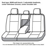 Funda de Asiento Covercraft Carhartt Super Dux SeatSaver SSC8526COBK Ford F-250 F-350 F-450 F-550 Crew Cab 2021-2025 Neg
