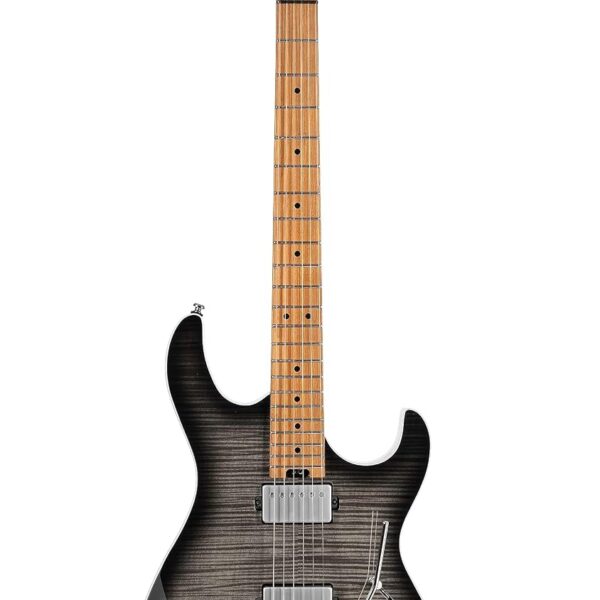 Cort G290 FAT II Guitarra Eléctrica, Explosión Negra Transparente