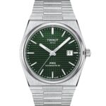 Reloj Tissot PRX Powermatic 80 T1374071109100 Automático Suizo Caja Acero Inoxidable 40mm Esfera Verde