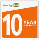 Litera para Perro New Age Pet ECOFLEX Aspen EHBB404 Blanco Antiguo Extragrande con Cojines de Espuma Viscoelástica