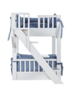 Litera para Perro New Age Pet ECOFLEX Aspen EHBB404 Blanco Antiguo Extragrande con Cojines de Espuma Viscoelástica