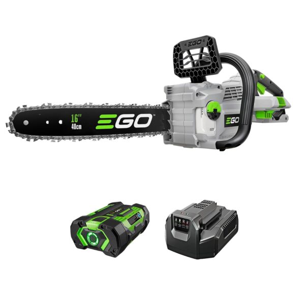 Motosierra EGO POWER+ CS1611 16 Pulgadas Alimentada por Batería 56V 2.5Ah con Cargador Incluido