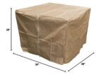 Calefactor de Patio HILAND GS-F-PC-CV Bronce Martillado Acabado Antiguo 40000 BTU con Cubierta