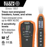 Klein Tools ET450 - Kit avanzado de buscador de disyuntores subterráneos y trazador de cables para interruptores energiz