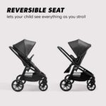 Baby Jogger City Sights - Cochecito convertible con plegado compacto, color negro