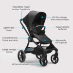 Baby Jogger City Sights - Cochecito convertible con plegado compacto, color negro