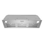 COSMO COS-36IRHP 36 pulgadas Lumin Collection 380 CFM Campana extractora de inserción con conductos, controles de botón,