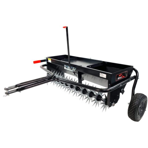 Esparcidor Aireador Combinado Brinly Hardy AS2-40BH-P 40 Pulgadas Negro Mate