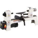 Torno de Sobremesa Shop Fox W1704 1/3 HP con Juego de Pinzas de Resorte Big Horn 19053C de 3 Piezas 8 Pulgadas